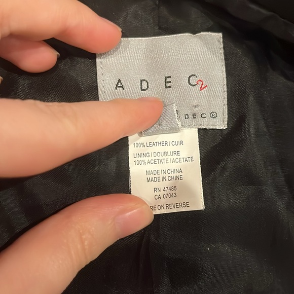 Philippe adec adec2 leather jacket - Picture 7 of 13